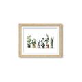 Picture of Pots with plants _GroupedProduct_Rectangle_Landscape_Framed_Matted_