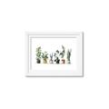 Picture of Pots with plants _GroupedProduct_Rectangle_Landscape_Framed_Matted_