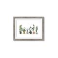Picture of Pots with plants _GroupedProduct_Rectangle_Landscape_Framed_Matted_