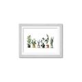 Picture of Pots with plants _GroupedProduct_Rectangle_Landscape_Framed_Matted_