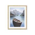 Picture of Day on the Lake _GroupedProduct_Rectangle_Portrait_Photography _GroupedProduct_Rectangle_Portrait_Framed_Matted_