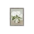 Picture of White Hydranga _GroupedProduct_Rectangle_Portrait_Framed_Matted_