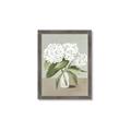 Picture of White Hydranga _GroupedProduct_Rectangle_Portrait_Framed_Matted_