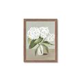Picture of White Hydranga _GroupedProduct_Rectangle_Portrait_Framed_Matted_