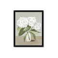 Picture of White Hydranga _GroupedProduct_Rectangle_Portrait_Framed_Matted_