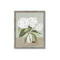 Picture of White Hydranga _GroupedProduct_Rectangle_Portrait_Framed_Matted_