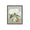 Picture of White Hydranga _GroupedProduct_Rectangle_Portrait_Framed_Matted_