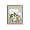 Picture of White Hydranga _GroupedProduct_Rectangle_Portrait_Framed_Matted_