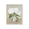 Picture of White Hydranga _GroupedProduct_Rectangle_Portrait_Framed_Matted_