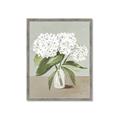 Picture of White Hydranga _GroupedProduct_Rectangle_Portrait_Framed_Matted_