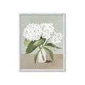 Picture of White Hydranga _GroupedProduct_Rectangle_Portrait_Framed_Matted_