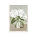 Picture of White Hydranga _GroupedProduct_Rectangle_Portrait_Framed_Matted_