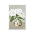 Picture of White Hydranga _GroupedProduct_Rectangle_Portrait_Framed_Matted_