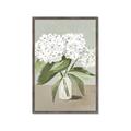Picture of White Hydranga _GroupedProduct_Rectangle_Portrait_Framed_Matted_