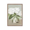 Picture of White Hydranga _GroupedProduct_Rectangle_Portrait_Framed_Matted_