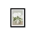 Picture of White Hydranga _GroupedProduct_Rectangle_Portrait_Framed_Matted_