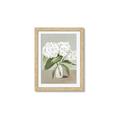 Picture of White Hydranga _GroupedProduct_Rectangle_Portrait_Framed_Matted_