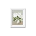 Picture of White Hydranga _GroupedProduct_Rectangle_Portrait_Framed_Matted_