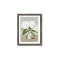 Picture of White Hydranga _GroupedProduct_Rectangle_Portrait_Framed_Matted_