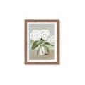 Picture of White Hydranga _GroupedProduct_Rectangle_Portrait_Framed_Matted_