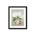 Picture of White Hydranga _GroupedProduct_Rectangle_Portrait_Framed_Matted_