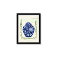 Picture of Blue vase I  _GroupedProduct_Rectangle_Portrait_Framed_Matted_