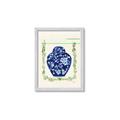Picture of Blue vase I  _GroupedProduct_Rectangle_Portrait_Framed_Matted_