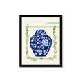 Picture of Blue vase I  _GroupedProduct_Rectangle_Portrait_Framed_Matted_