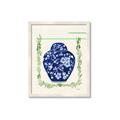 Picture of Blue vase I  _GroupedProduct_Rectangle_Portrait_Framed_Matted_