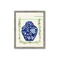 Picture of Blue vase I  _GroupedProduct_Rectangle_Portrait_Framed_Matted_