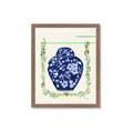 Picture of Blue vase I  _GroupedProduct_Rectangle_Portrait_Framed_Matted_