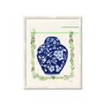 Picture of Blue vase I  _GroupedProduct_Rectangle_Portrait_Framed_Matted_