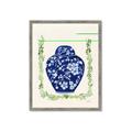 Picture of Blue vase I  _GroupedProduct_Rectangle_Portrait_Framed_Matted_