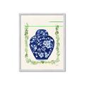 Picture of Blue vase I  _GroupedProduct_Rectangle_Portrait_Framed_Matted_