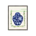 Picture of Blue vase I  _GroupedProduct_Rectangle_Portrait_Framed_Matted_