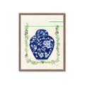 Picture of Blue vase I  _GroupedProduct_Rectangle_Portrait_Framed_Matted_