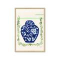 Picture of Blue vase I  _GroupedProduct_Rectangle_Portrait_Framed_Matted_