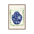 Picture of Blue vase I  _GroupedProduct_Rectangle_Portrait_Framed_Matted_