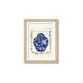 Picture of Blue vase I  _GroupedProduct_Rectangle_Portrait_Framed_Matted_