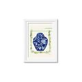 Picture of Blue vase I  _GroupedProduct_Rectangle_Portrait_Framed_Matted_
