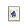 Picture of Blue vase I  _GroupedProduct_Rectangle_Portrait_Framed_Matted_
