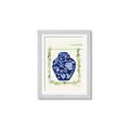 Picture of Blue vase I  _GroupedProduct_Rectangle_Portrait_Framed_Matted_