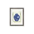Picture of Blue vase I  _GroupedProduct_Rectangle_Portrait_Framed_Matted_