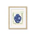 Picture of Blue vase I  _GroupedProduct_Rectangle_Portrait_Framed_Matted_