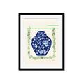 Picture of Blue vase I  _GroupedProduct_Rectangle_Portrait_Framed_Matted_