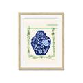 Picture of Blue vase I  _GroupedProduct_Rectangle_Portrait_Framed_Matted_