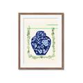 Picture of Blue vase I  _GroupedProduct_Rectangle_Portrait_Framed_Matted_