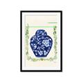 Picture of Blue vase I  _GroupedProduct_Rectangle_Portrait_Framed_Matted_
