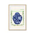 Picture of Blue vase I  _GroupedProduct_Rectangle_Portrait_Framed_Matted_