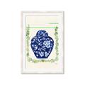 Picture of Blue vase I  _GroupedProduct_Rectangle_Portrait_Framed_Matted_